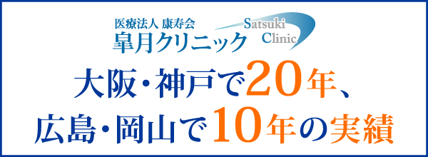 医療法人 康寿会皐月クリニックご来院の約40%は50代以上です。男の悩みに年齢は関係ありません